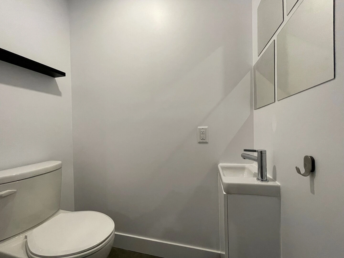 Toilette de l’étage du chalet L’Évasion