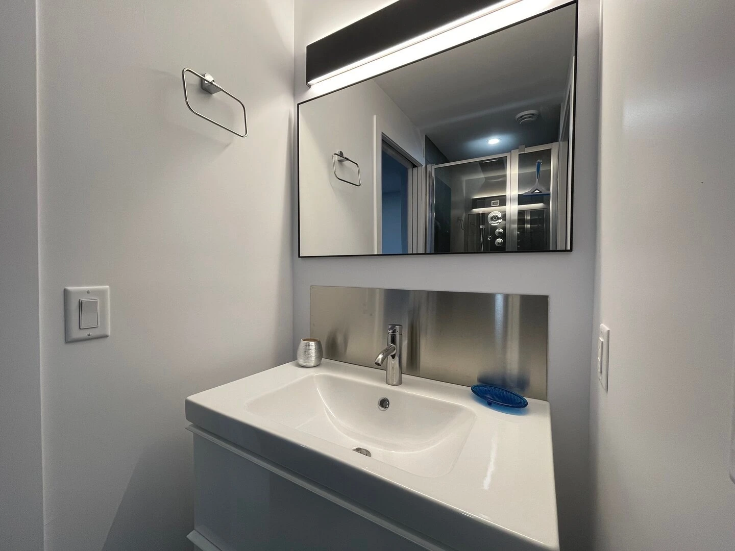 Salle de bain des chambres 1 et 2 du chalet Le Bellissime