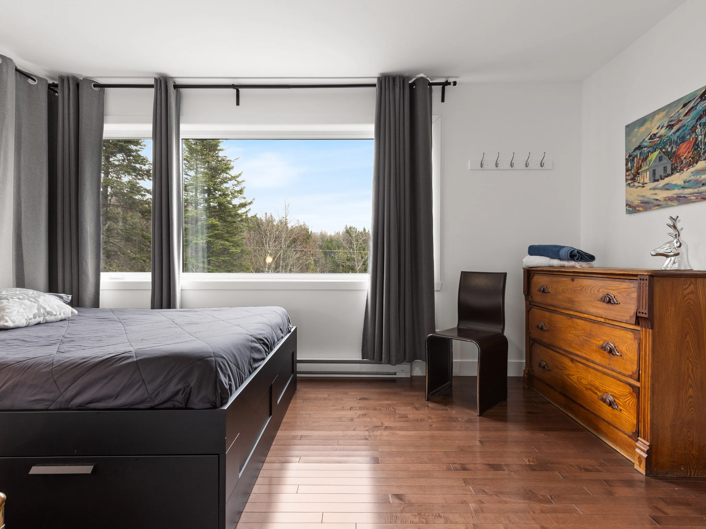 Chambre queen du chalet Le Bellissime