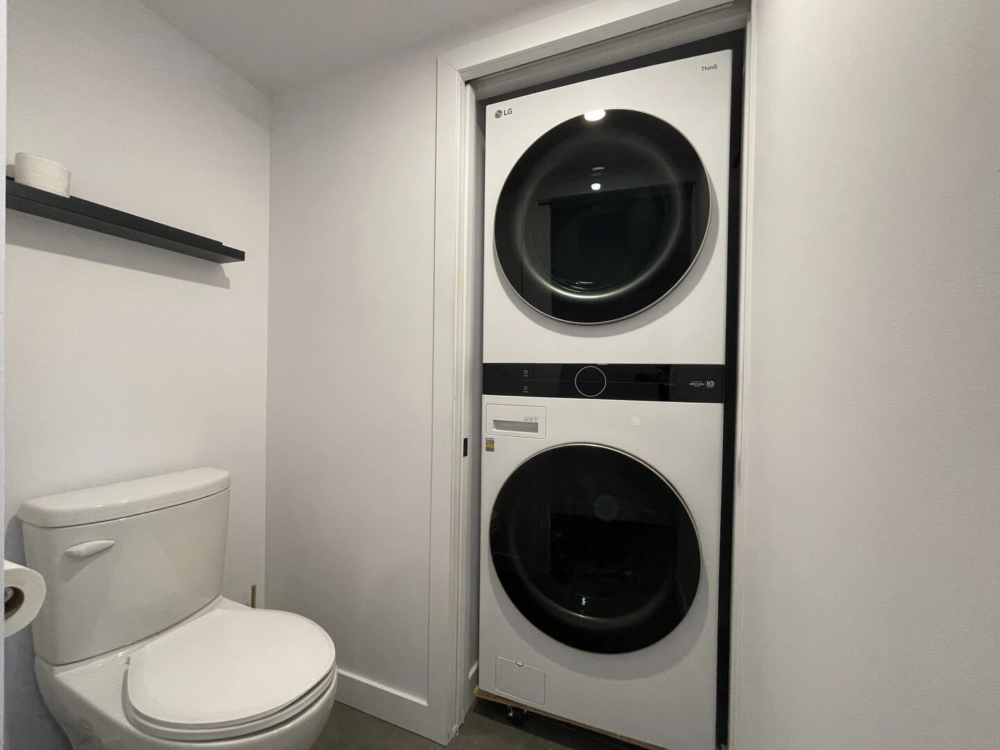 Espace laveuse-sécheuse du chalet Le Céleste