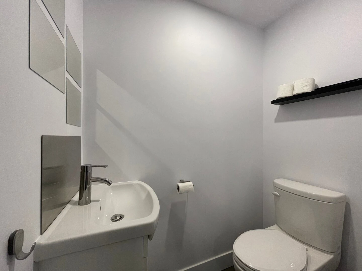 Toilette de l’étage du chalet Le Haut Perché