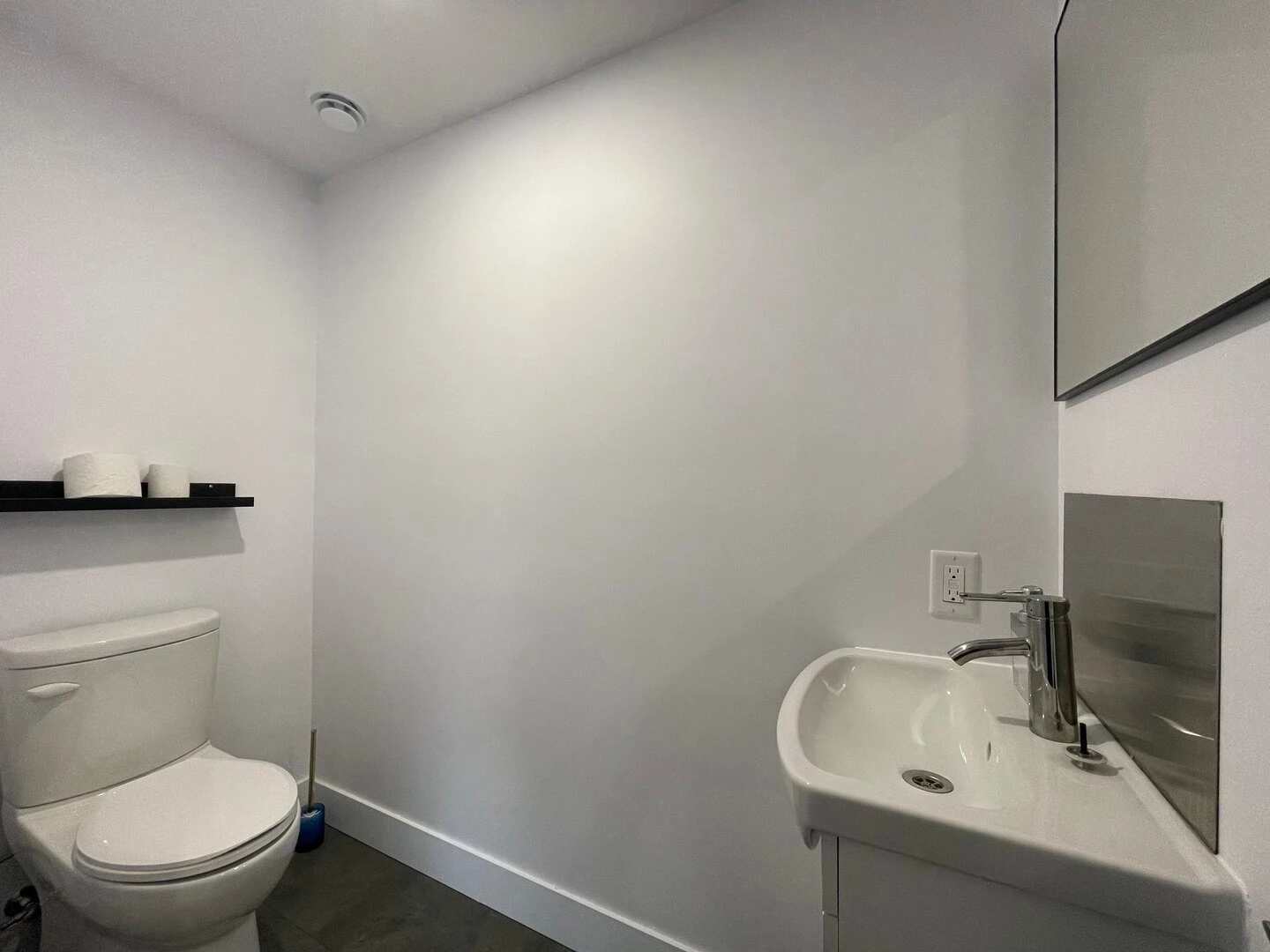 Toilette du rez-de-chaussée du chalet Le Haut Perché