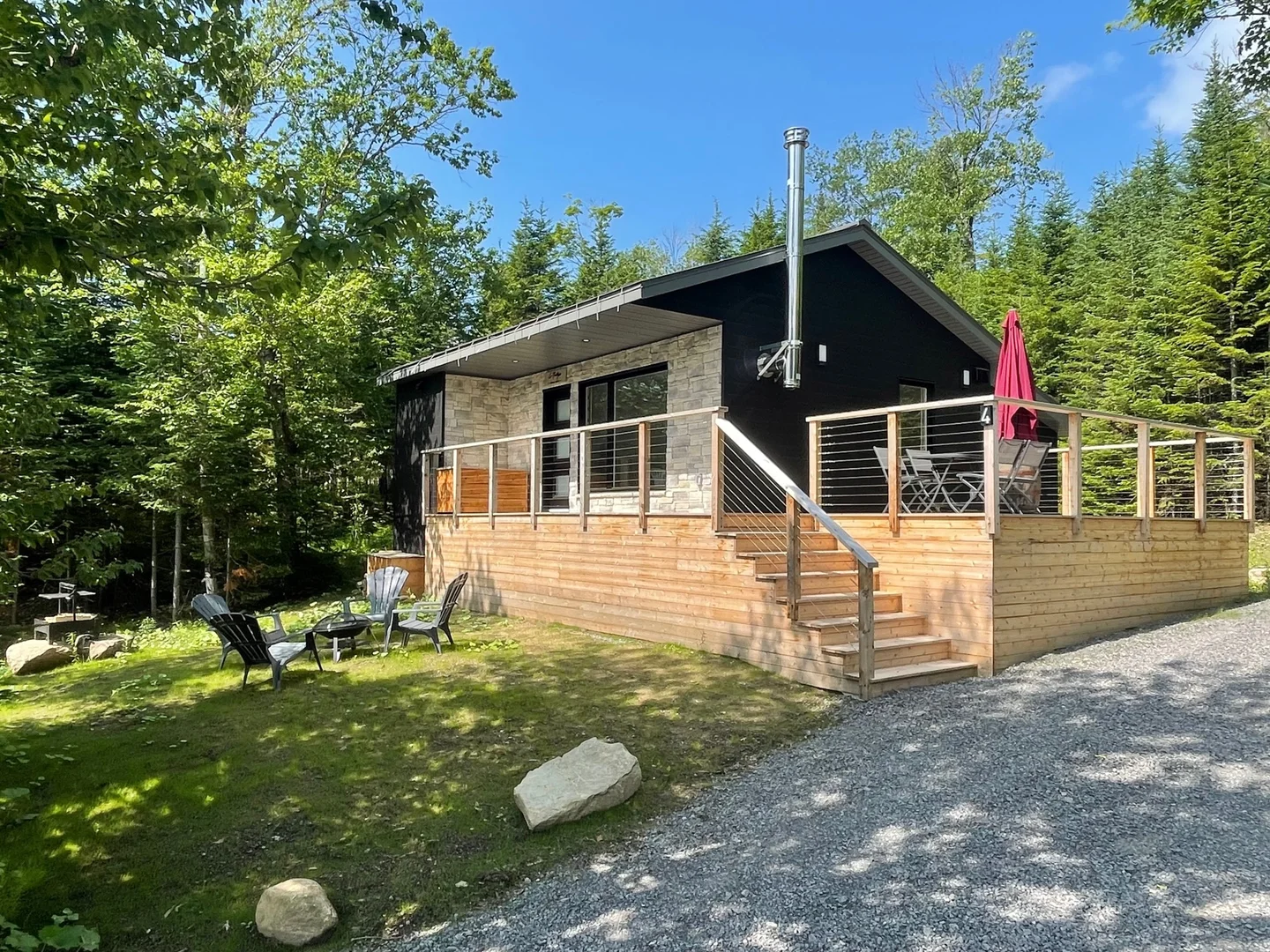 Vue extérieure du chalet Le Nautique