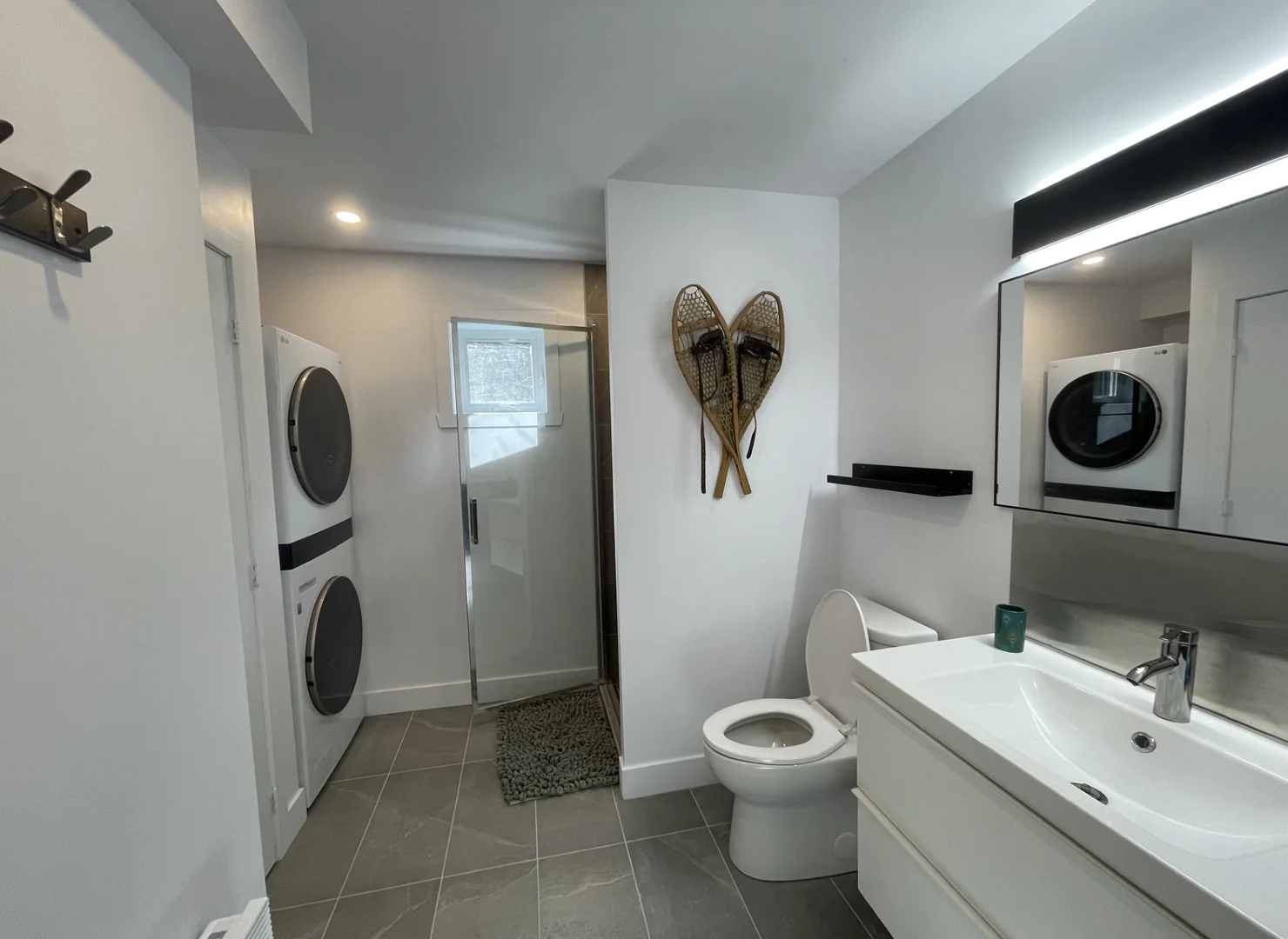 Salle d’eau du chalet Le Nautique