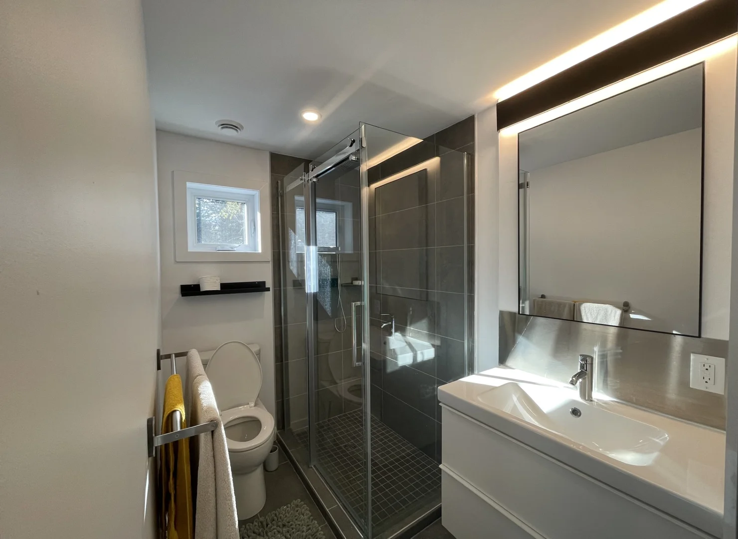 Salle d’eau du chalet Le Romantique